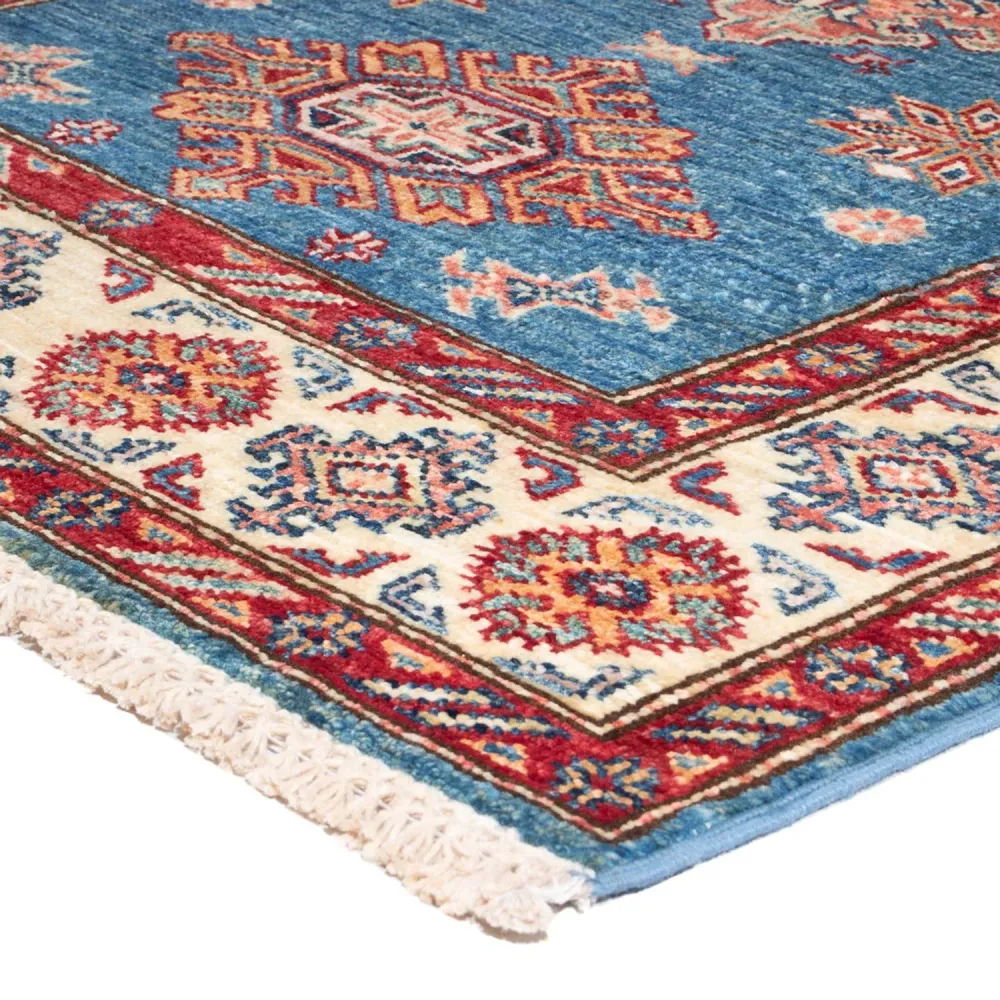 Corredor Tapete Ziegler - Kazak - 299 x 85 cm - azul