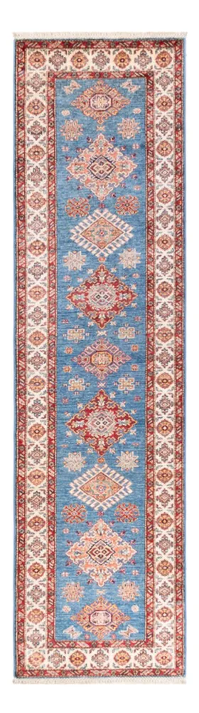Corredor Tapete Ziegler - Kazak - 305 x 79 cm - azul