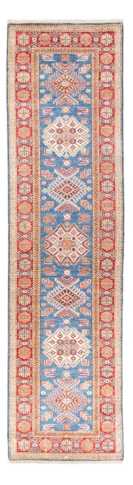 Corredor Tapete Ziegler - Kazak - 306 x 79 cm - azul