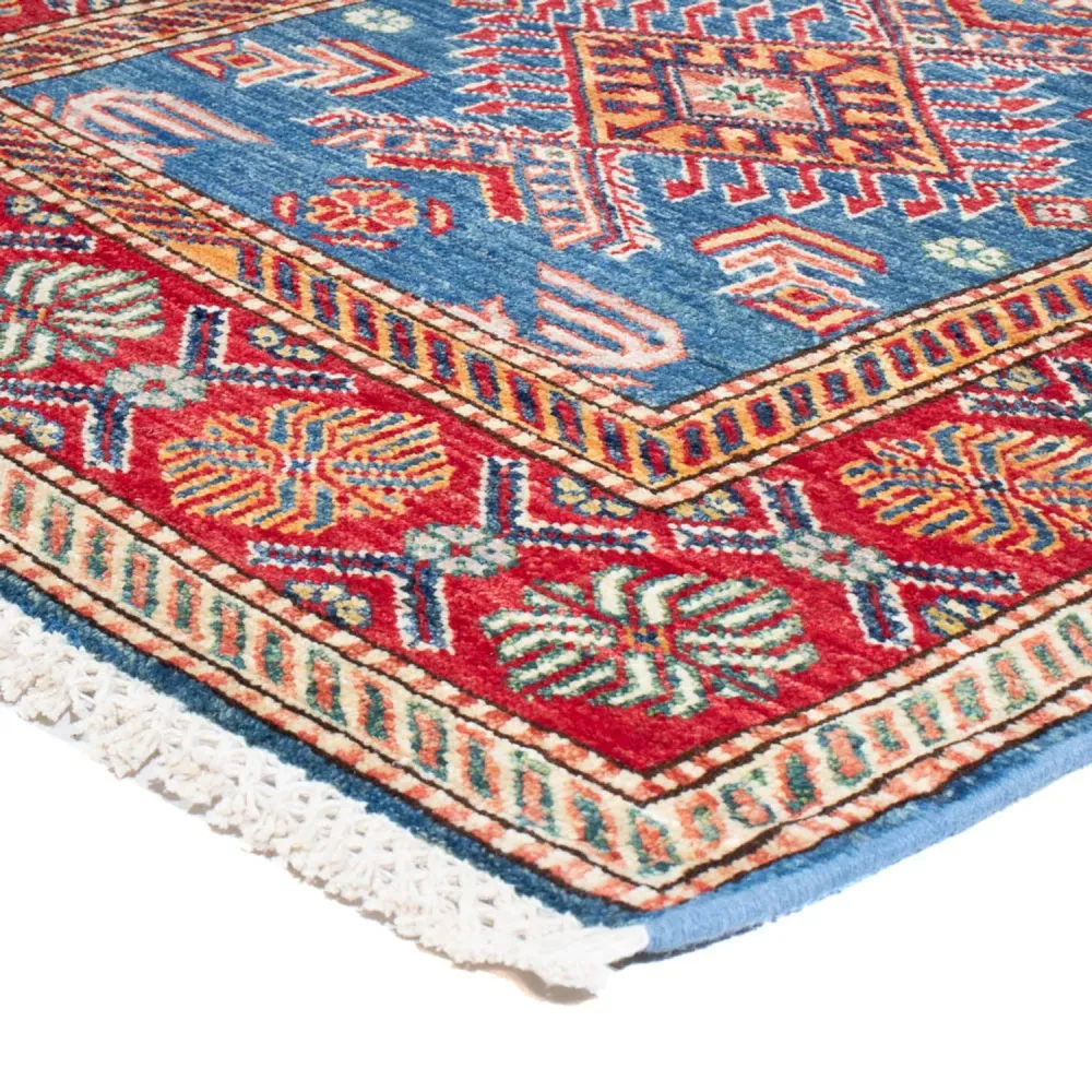 Corredor Tapete Ziegler - Kazak - 306 x 79 cm - azul