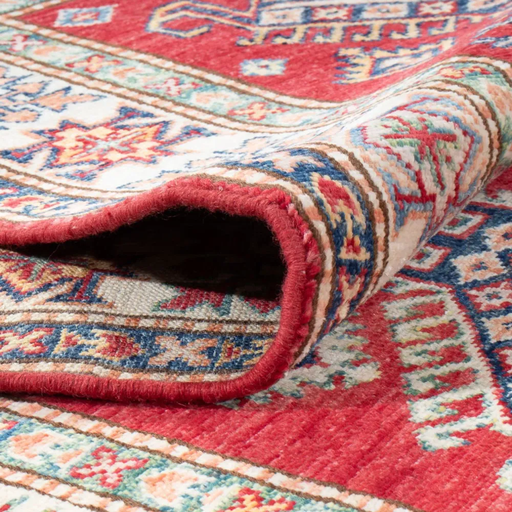 Corredor Tapete Ziegler - Kazak - 314 x 85 cm - vermelho