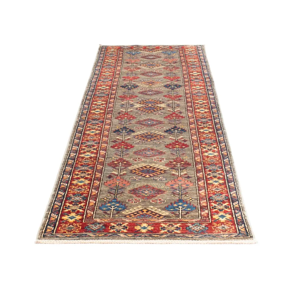 Corredor Tapete Ziegler - Kazak - 319 x 77 cm - multicolorido