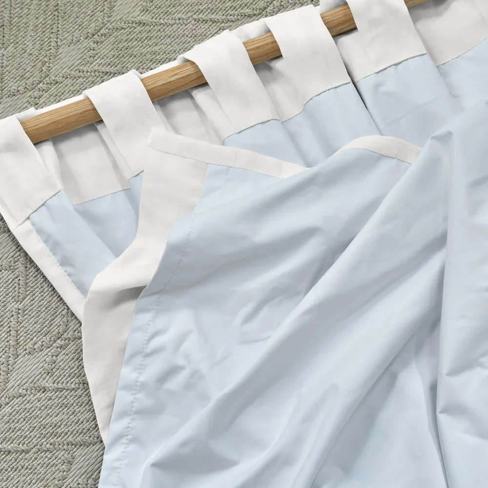 Cortina em linho com blackout sob medida - Branco