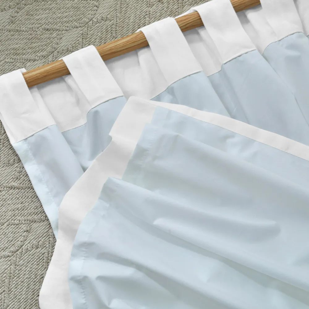 Cortina em linho com forro de algodão sob medida - Branco