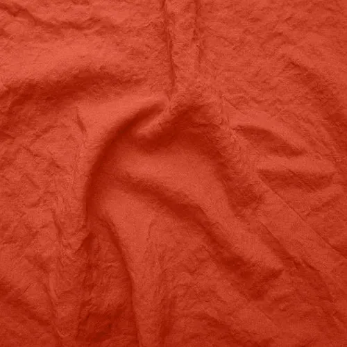 Cortina de Linho - Coral
