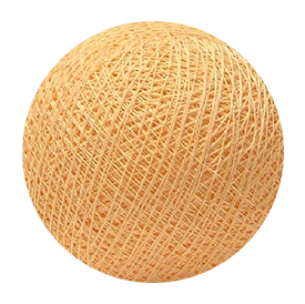 Cotton balls - soft orange
