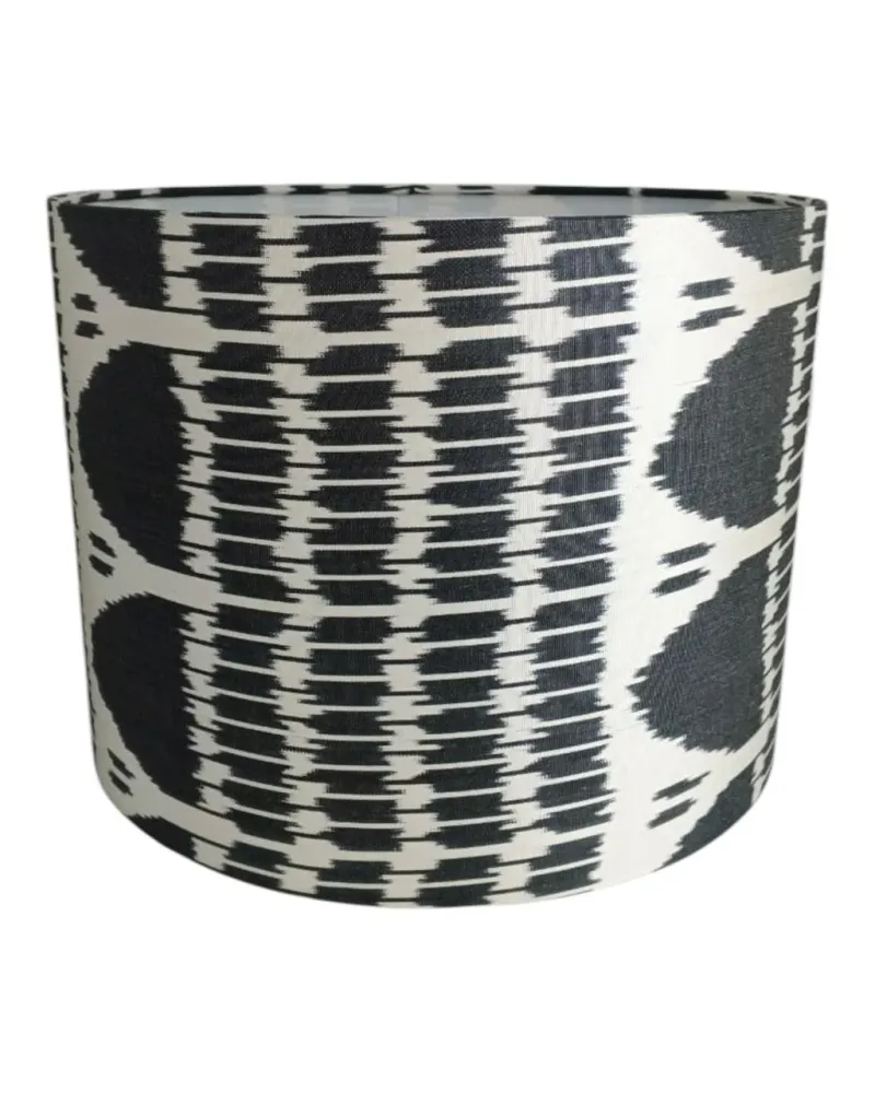 Cúpula Ikat Preto/Branco 36x27