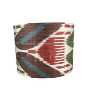 Cúpula Ikat Verde e Marrom 30x22
