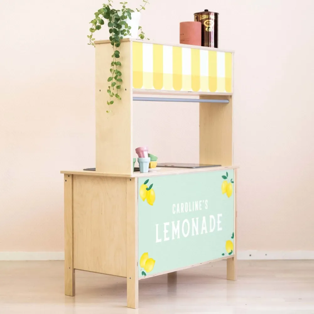 Decalques Personalizados para Barraca de Limonada para Cozinha de Brincar Ikea Duktig