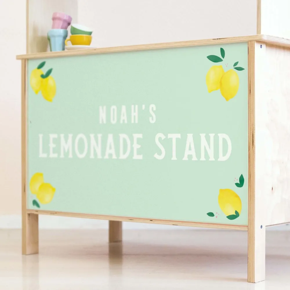 Decalques Personalizados para Barraca de Limonada para Cozinha de Brincar Ikea Duktig
