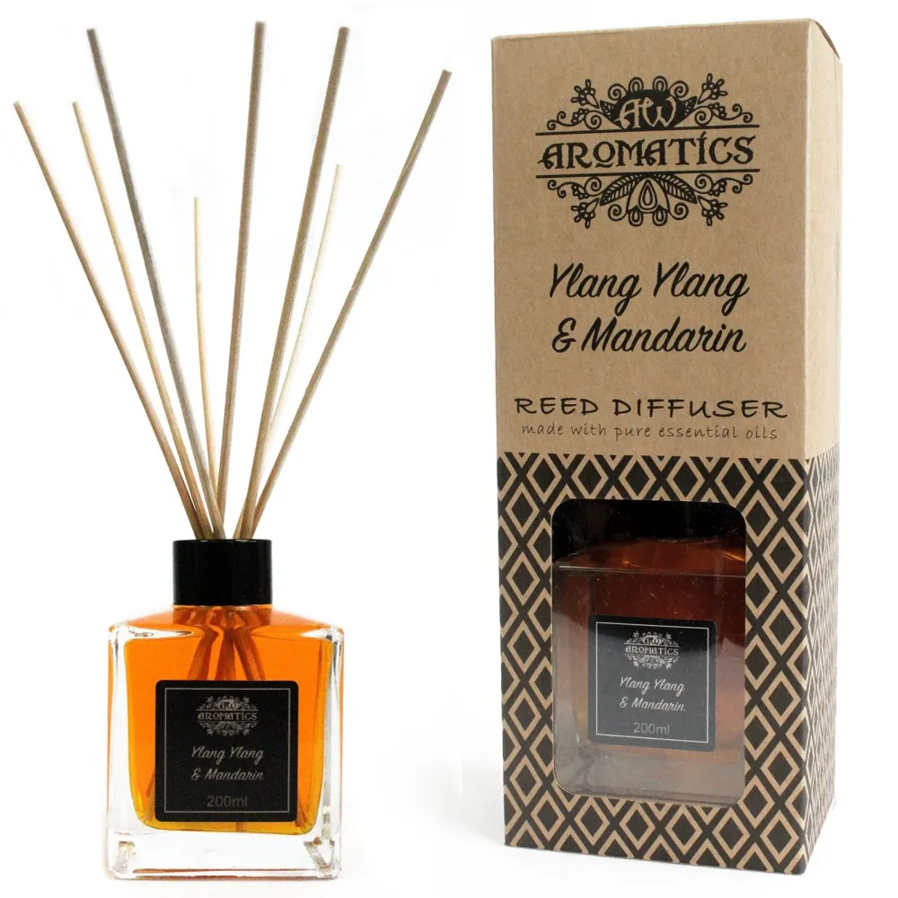 Difusor de Varetas Óleo Essencial de Ylang Ylang e Mandarim