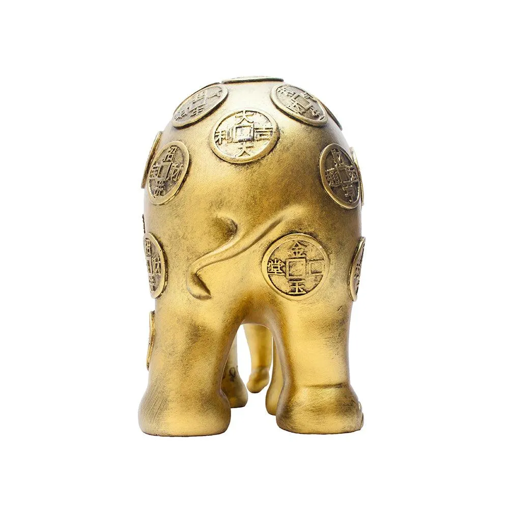 Elefante Desfile Elefante Moedas da Sorte 20cm Edição Limitada 750 peças MOEDAS DA SORTE 20