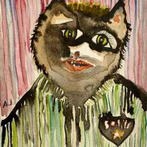 ENRIQUE ARNAUD " MARGINAL" WATERCOLOR Enrique Arnaud Blum