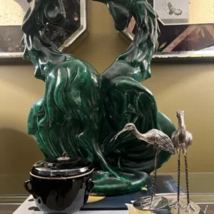 Escultura Galos Verde anos 80