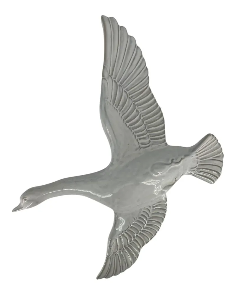 Estatueta de Pato em Porcelana