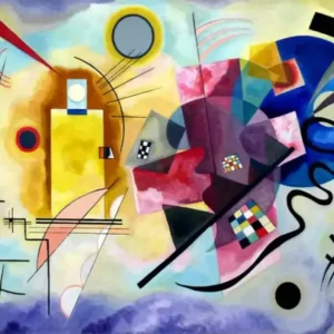 Amarelo vermelho azul (Kandinsky) Fine Artic