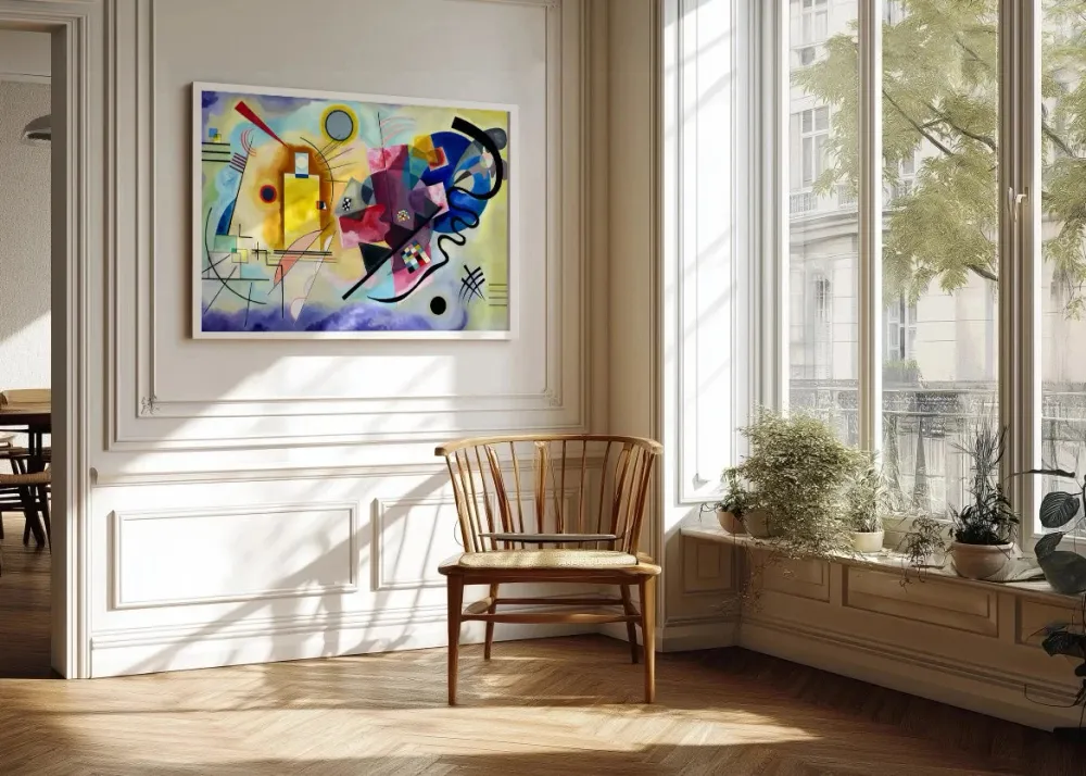 Amarelo vermelho azul (Kandinsky) Fine Artic