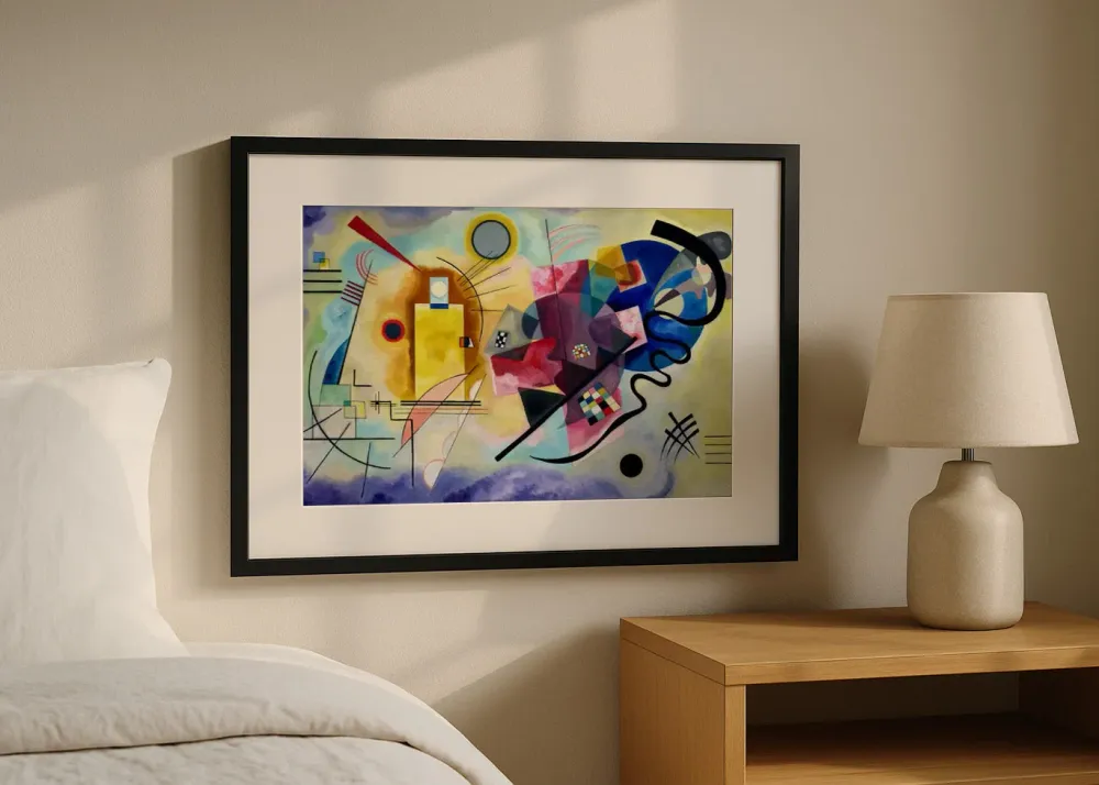Amarelo vermelho azul (Kandinsky) Fine Artic