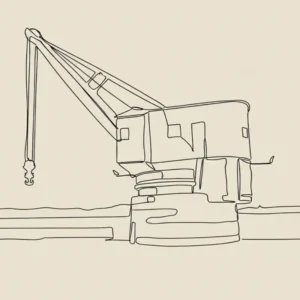 Grua de Pedra de Santander ao estilo de Picasso Fine Artic