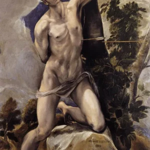 O martírio de São Sebastião (El Greco) Fine Artic