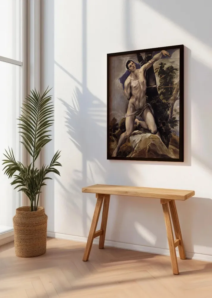 O martírio de São Sebastião (El Greco) Fine Artic