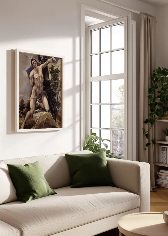 O martírio de São Sebastião (El Greco) Fine Artic
