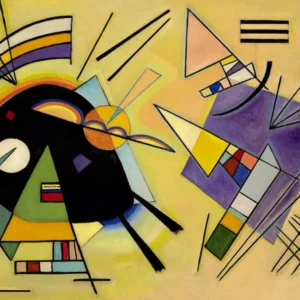 Preto e violeta (Kandinsky) Fine Artic
