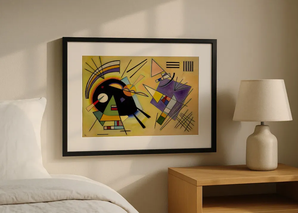 Preto e violeta (Kandinsky) Fine Artic