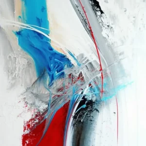 Simbiose vermelho e azul Fine Artic