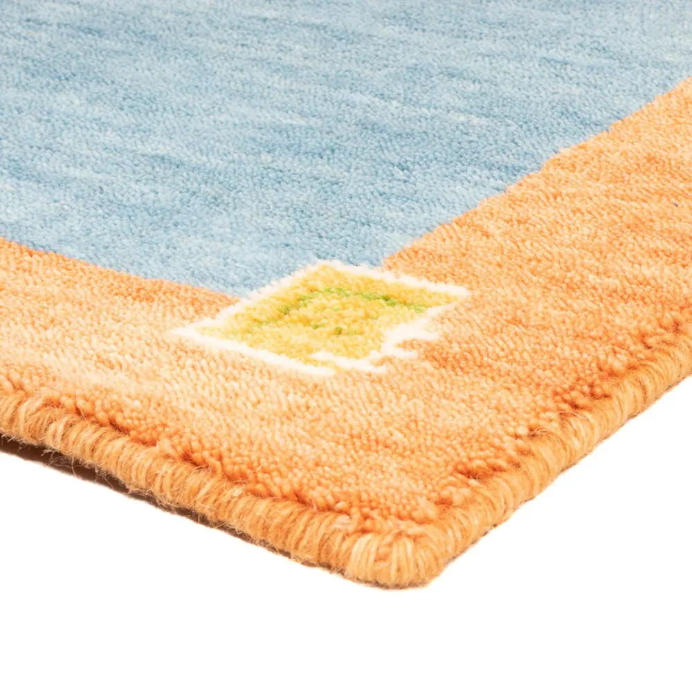 Gabbeh Teppich - Indus - 140 x 70 cm - hellblau