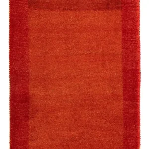 Gabbeh Teppich - Indus 142 x 74 cm - dunkelrot