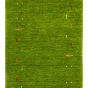 Gabbeh Teppich - Indus 240 x 80 cm - grün