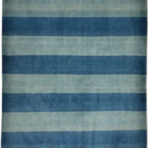 Gabbeh Teppich - Loribaft Perser 197 x 150 cm - blau