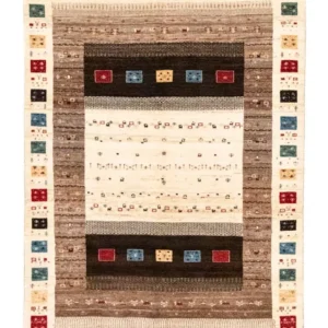 Gabbeh Teppich - Loribaft Perser 260 x 170 cm - beige