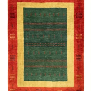 Gabbeh Teppich - Perser 181 x 127 cm - grün