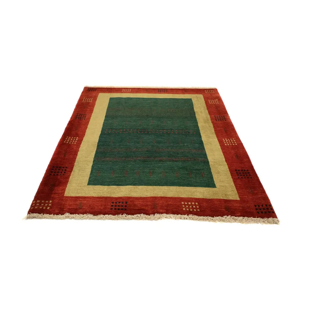 Gabbeh Teppich - Perser 181 x 127 cm - grün