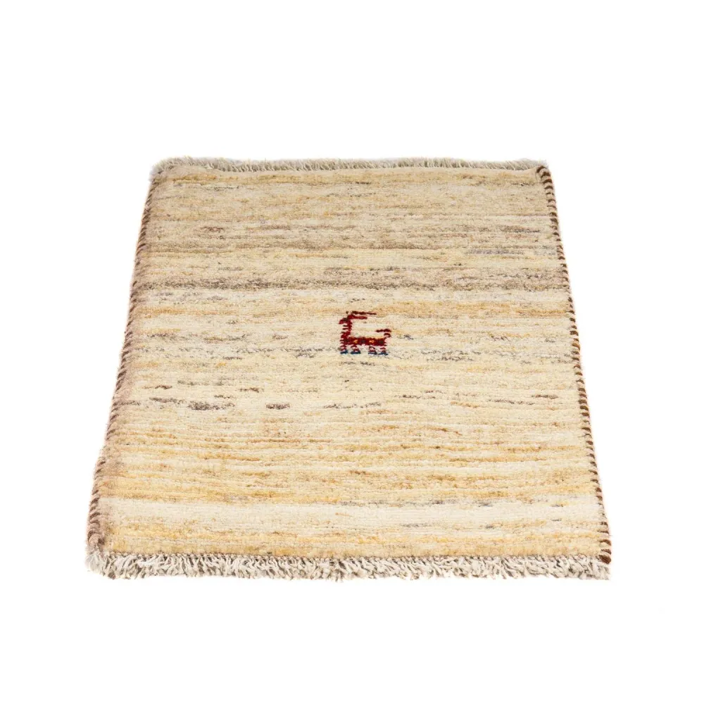 Gabbeh Teppich - Perser 60 x 40 cm - beige