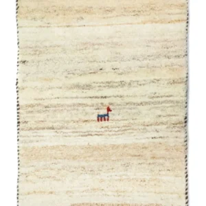 Gabbeh Teppich - Perser 60 x 40 cm - beige
