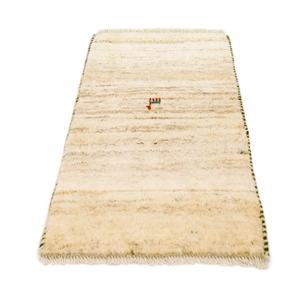 Gabbeh Teppich - Perser 60 x 40 cm - beige