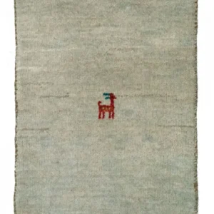 Gabbeh Teppich - Perser 60 x 40 cm - hellblau
