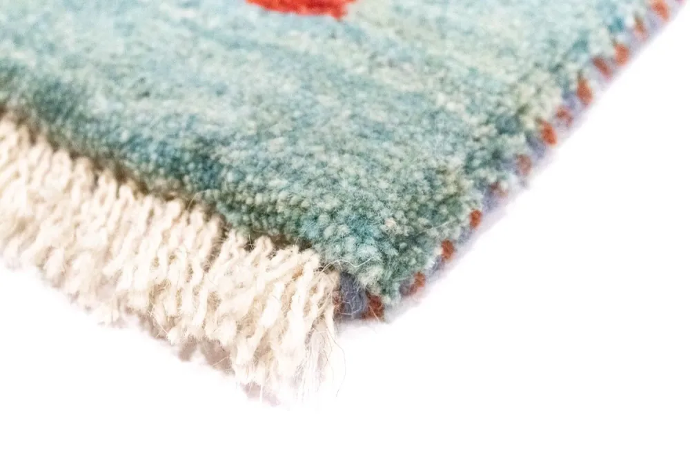 Gabbeh Teppich - Perser 60 x 40 cm - rot