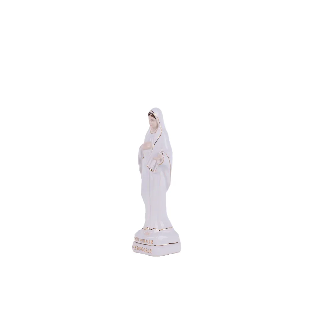 Estátua de cerâmica de Nossa Senhora de Medjugorje Galleria Mariana