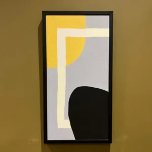 Geométrico Acrílico Sobre Tela 1 50x26