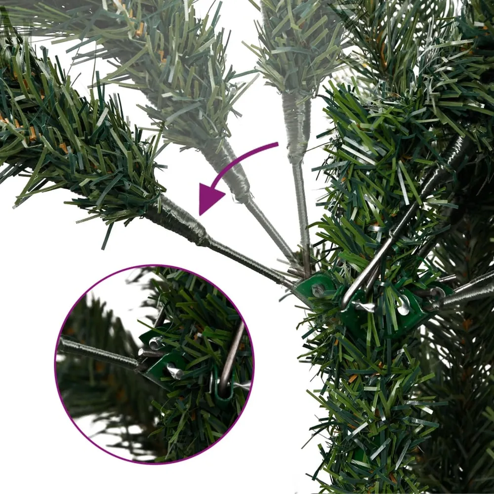 HKH Árvore de Natal Artificial Articulada com Suporte - Verde