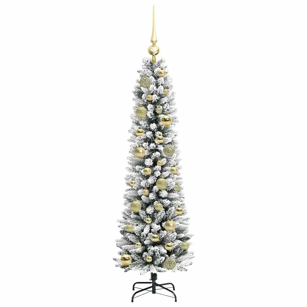 HKH Árvore de Natal Artificial com 150 Leds e Branco - Verde