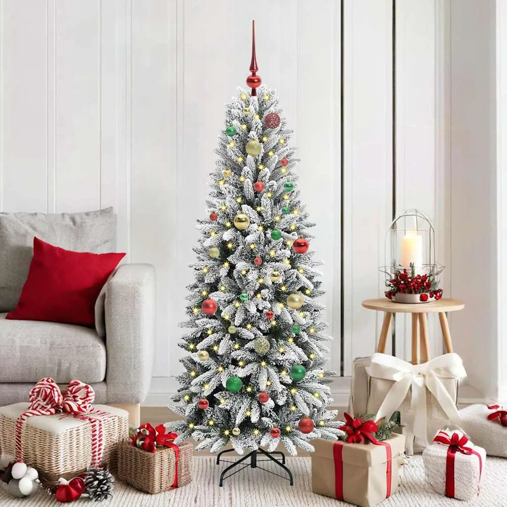 HKH Árvore de Natal Artificial com 150 Leds - Branco