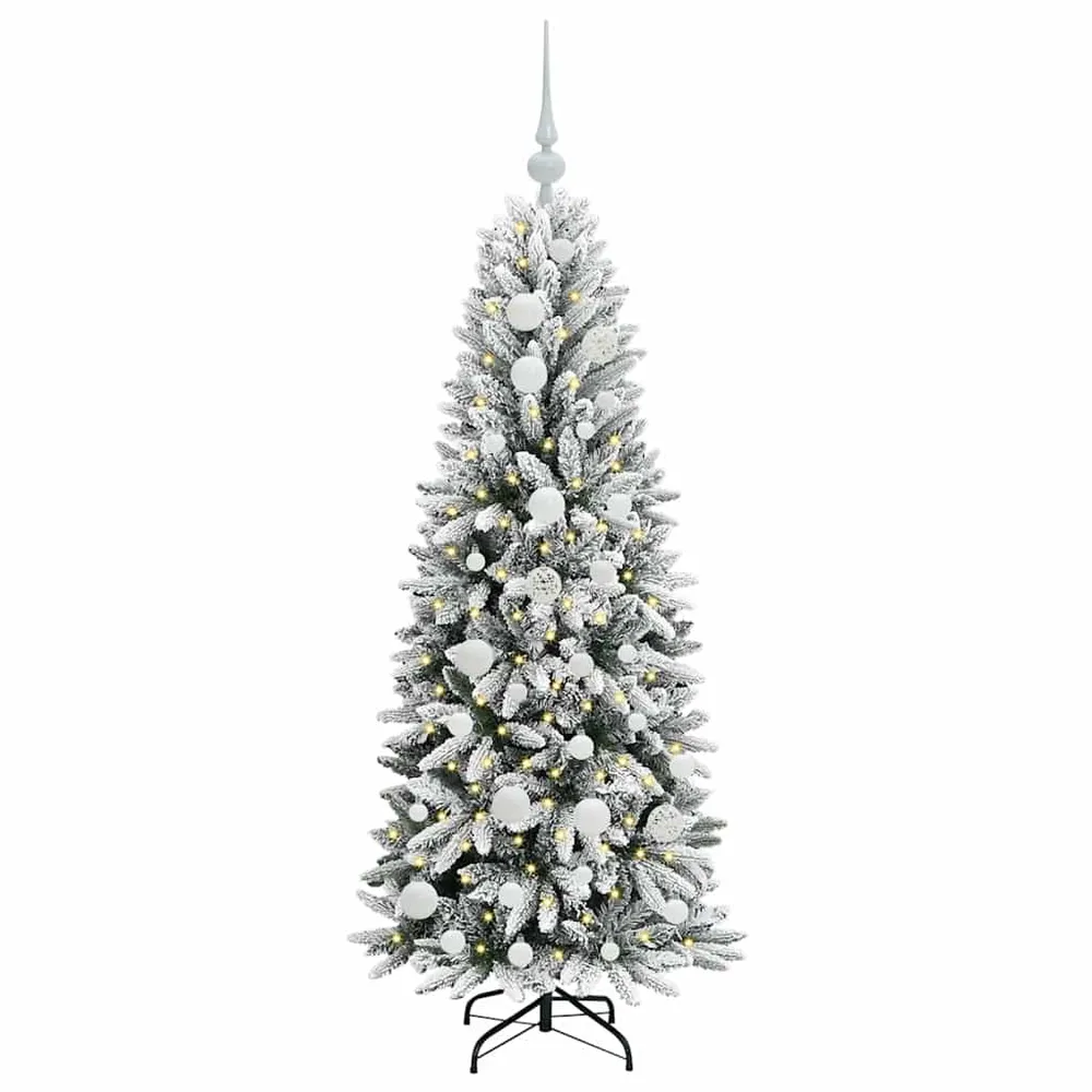 HKH Árvore de Natal Artificial com 150 Leds - Branco