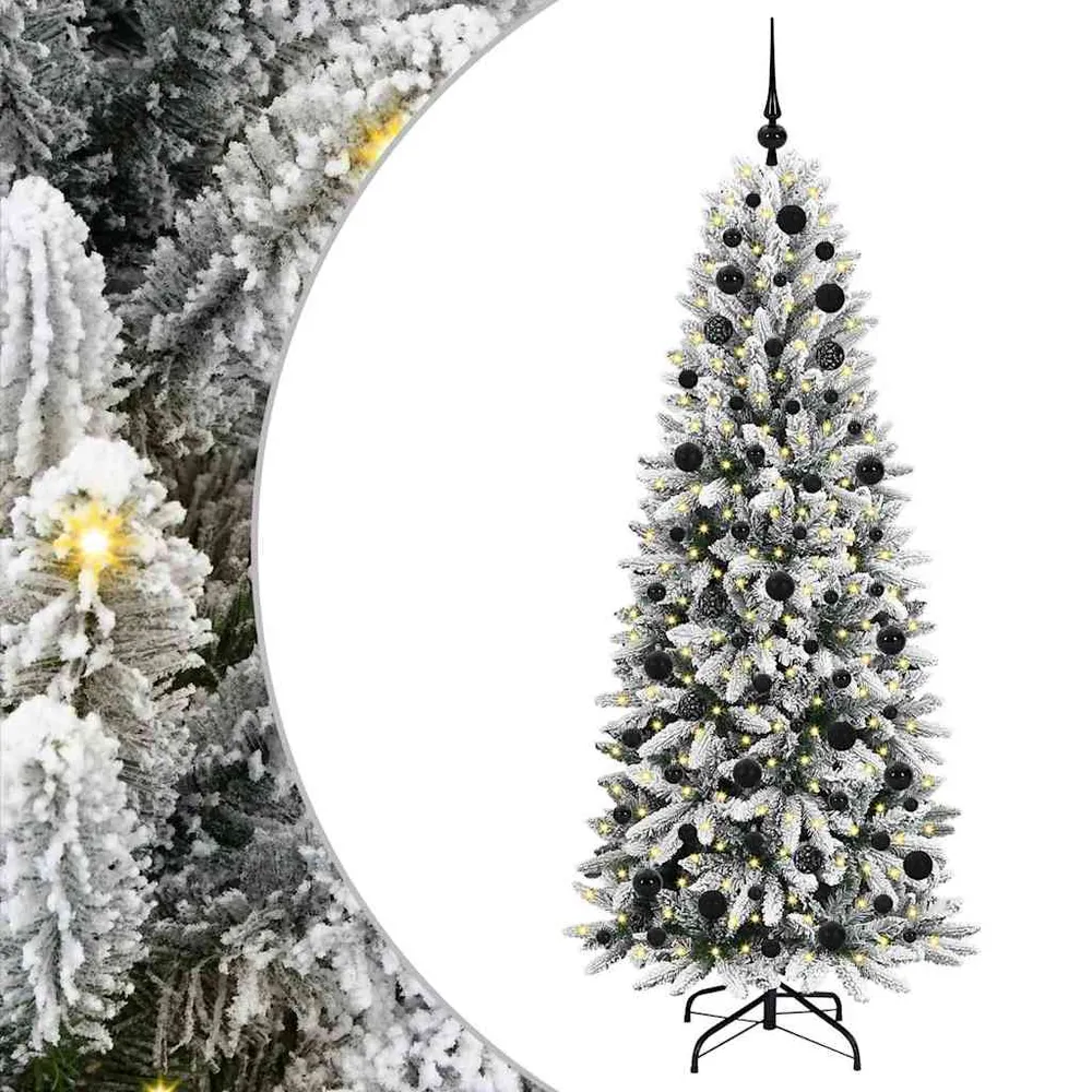 HKH Árvore de Natal Artificial com 300 Leds - Branco