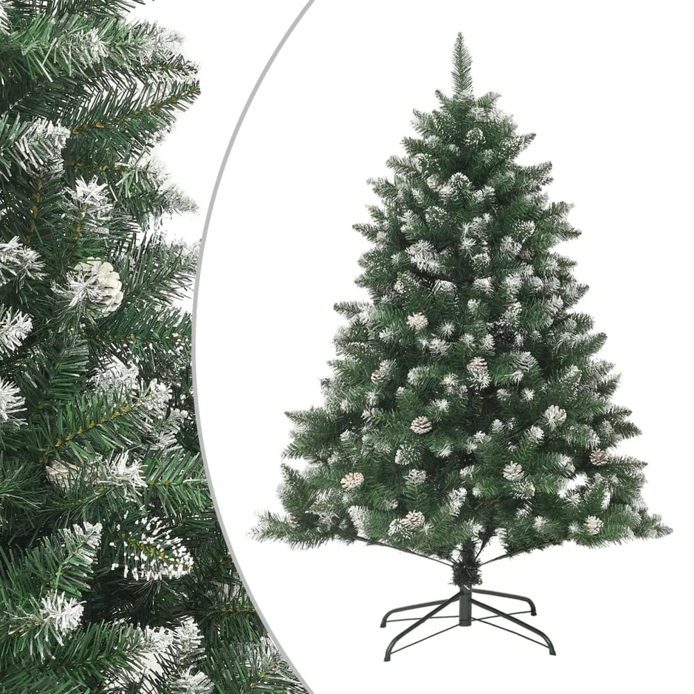 HKH Árvore de Natal Artificial com Suporte em PVC