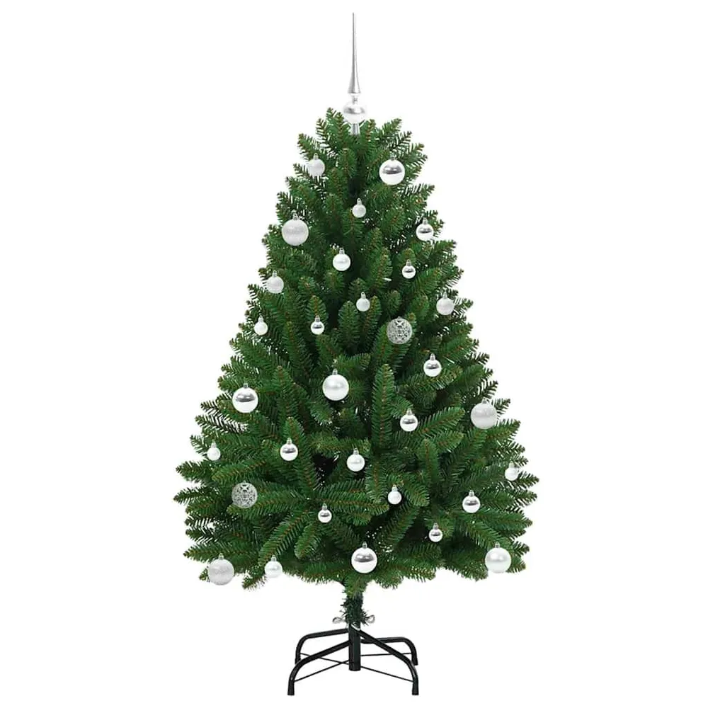 HKH Árvore de Natal Artificial Verde em Metal e PVC